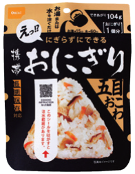 【訳あり】尾西食品 携帯おにぎり　五目おこわ [5食入]