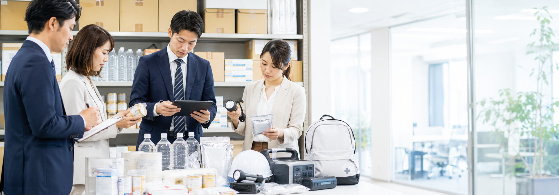 防災備蓄品が企業に必要な理由