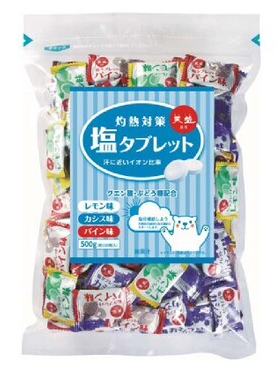 灼熱対策　塩タブレットミックス　(500g×12袋入)