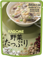 【訳あり】カゴメ 野菜たっぷり【豆のスープ】 [5袋]  