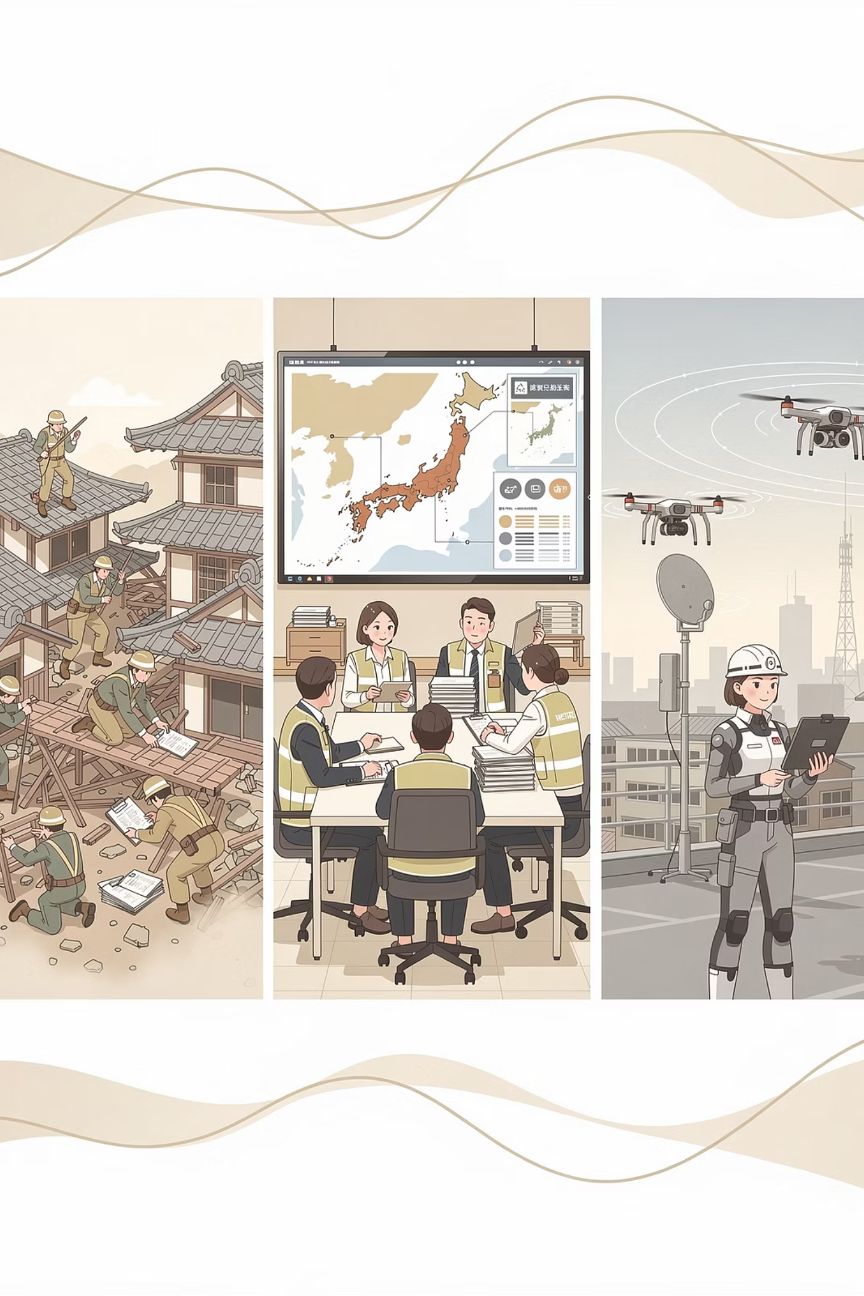 日本の防災システムを変えた3つの震災