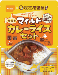 【訳あり】尾西食品 CoCo壱番屋監修 マイルドカレーライスセット [5袋]  