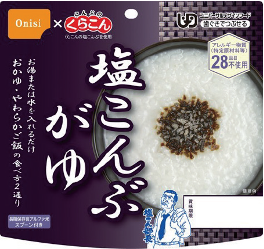 【訳あり】尾西の塩こんぶ粥 個食タイプ [5食入]