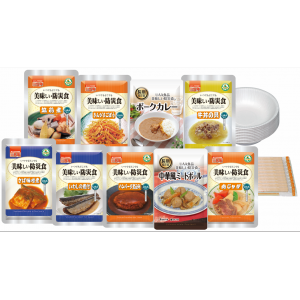 美味しい防災食セット　お惣菜アソートセット（1人×3日分）