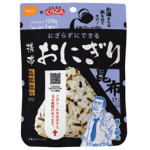 【訳あり】尾西食品 携帯おにぎり　昆布 [5食入]