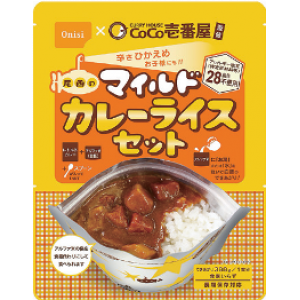 【訳あり】尾西食品 CoCo壱番屋監修 マイルドカレーライスセット [5袋]  