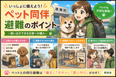 環境省：人とペットの災害対策ガイドライン