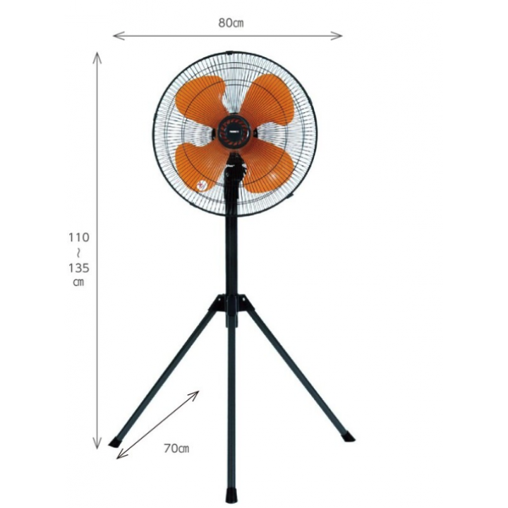 eco工場扇 三脚型折畳み式 PE-435FN